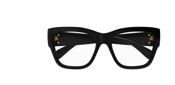 Gucci GG1410O 001 Black Square Oversized Women's Eyeglasses