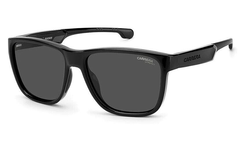 Carrera CARDUC-003/S 807/IR Black/Grey  Rectangle Men's Sunglasses