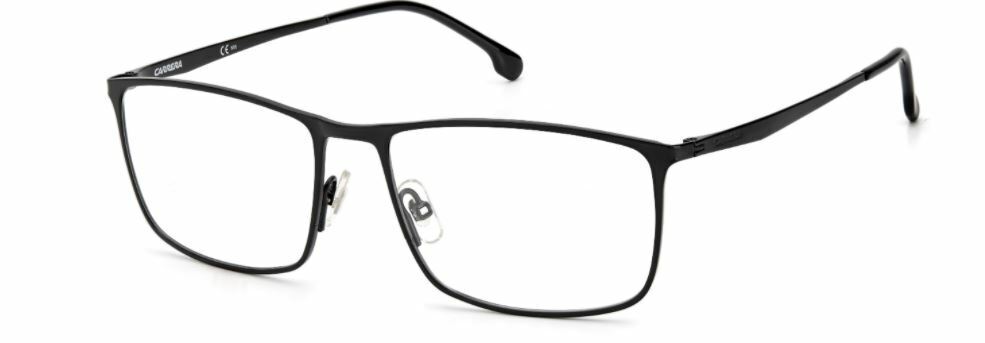 Carrera 8857 0807 Black Rectangle Men's Eyeglasses