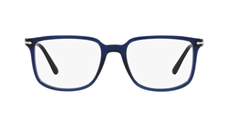 Persol 0PO3275V 181 Colbato Blue/ Silver Rectangle Men's Eyeglasses