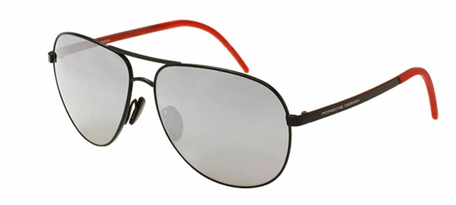 NEW Porsche Design P 8651 A Black Sunglasses
