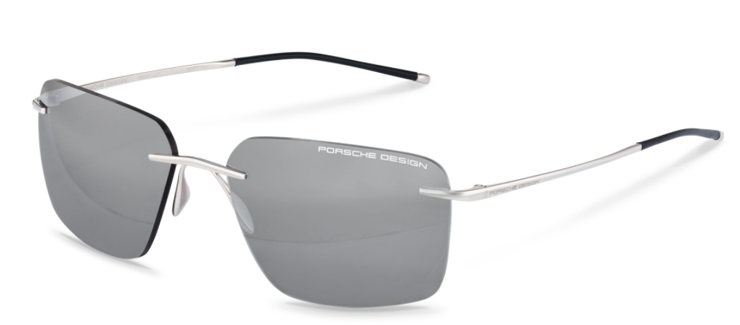 Porsche Design P 8923 D Palladium/Grey Silver Mirrored Sunglasses