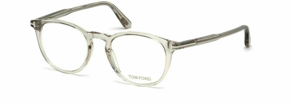 Tom Ford FT5401 020 Shiny Transaprent Grey Eyeglasses