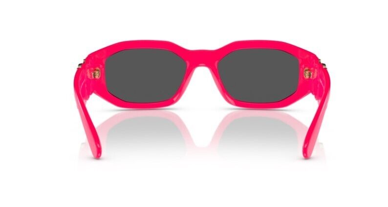 Versace 0VE4361 531887 - Fuxia fluo / Dark grey Square Men's Sunglasses
