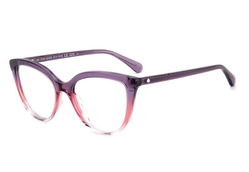Kate Spade Hana 0S1V Pink Violet Cat Eye Women's Eyeglasses