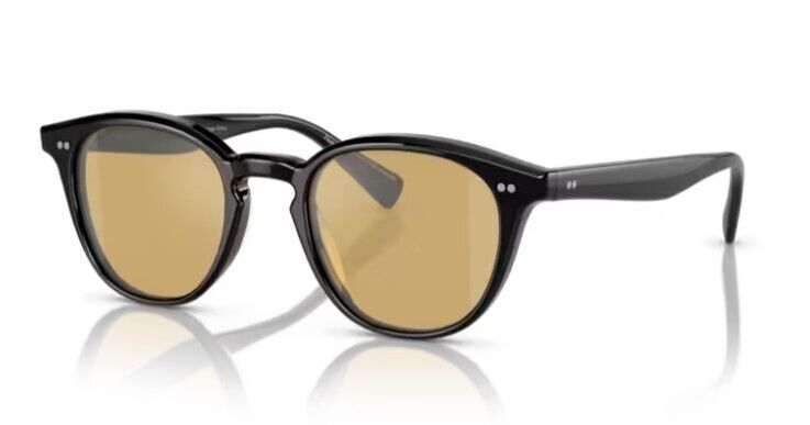 Oliver Peoples 0OV5454SU Desmon Sun 10050F Black/Mustard Mirrored Sunglasses