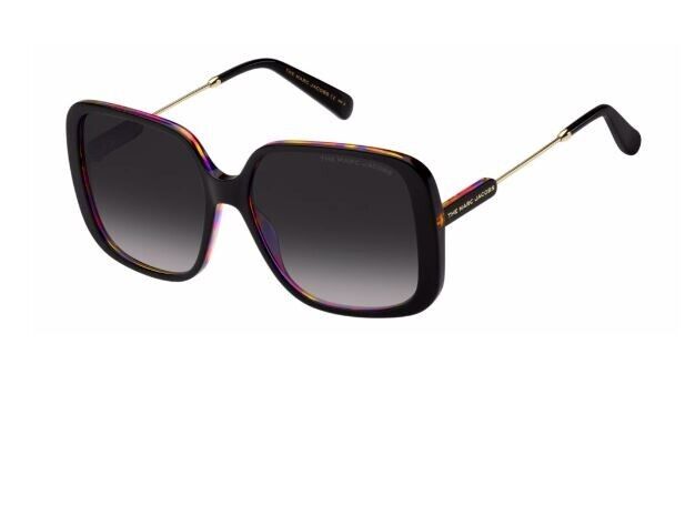 Marc Jacobs MARC-577/S 0807/9O Black/Grey Gradient Square Women's Sunglasses