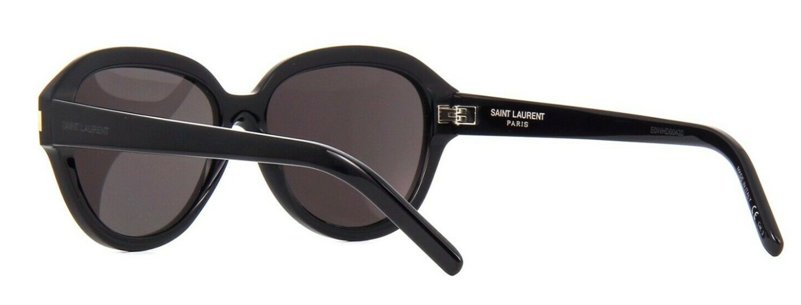 Saint Laurent SL 400 001 Black Round Women's Sunglasses