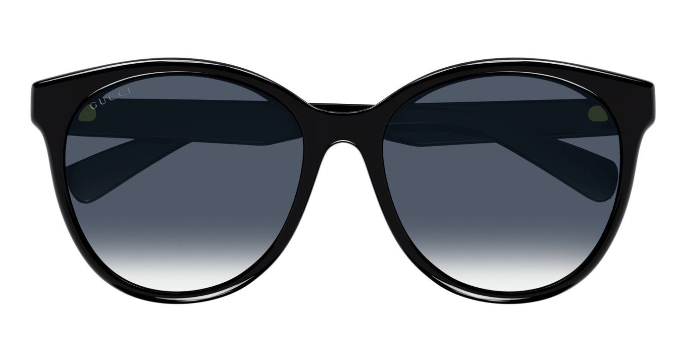 Gucci GG1171SK 002 Black/Grey Gradient Soft Cat Eye Women's Sunglasses
