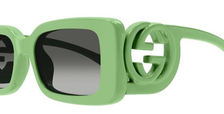 Gucci GG1325S 004 Green/Green Gradient Square Women's Sunglasses