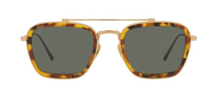 Persol 0PO5012ST 801358 Gold/Green Polarized Unisex Sunglasses