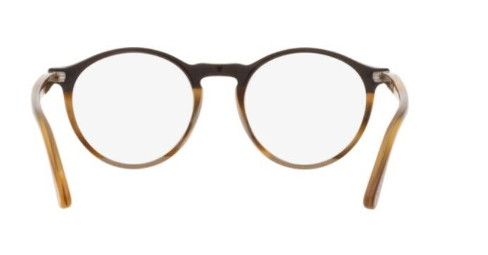 Persol 0PO3285V 1135 Black/ Striped Brown Grey/ Havana Silver Unisex Eyeglasses
