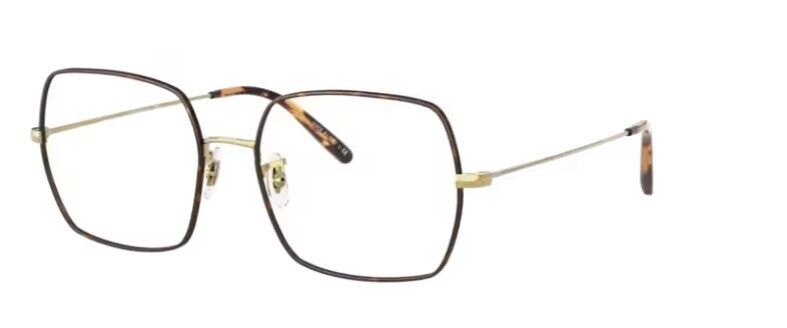 Oliver Peoples 0OV 1279 Justyna 5295 Gold Tortoise Square Women's Eyeglasses