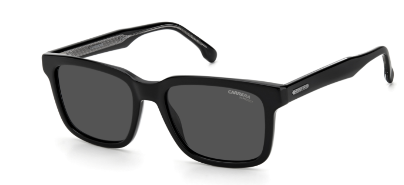 Carrera 251/S 0807/IR Black/Gray Rectangle Men's Sunglasses