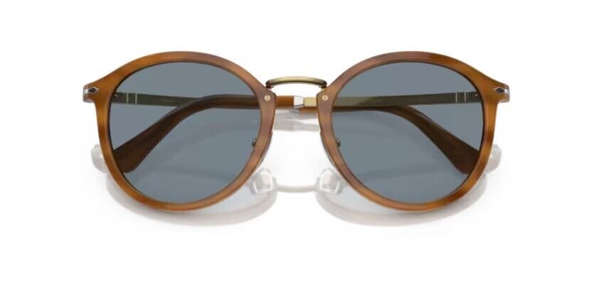 Persol 0PO3309S 960/56 Striped Brown/Light Blue Unisex Sunglasses