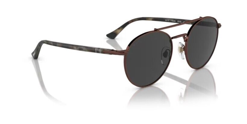 Persol 0PO1011S 114848 Dark grey/Brown Tortoise Polarized Unisex Sunglasses