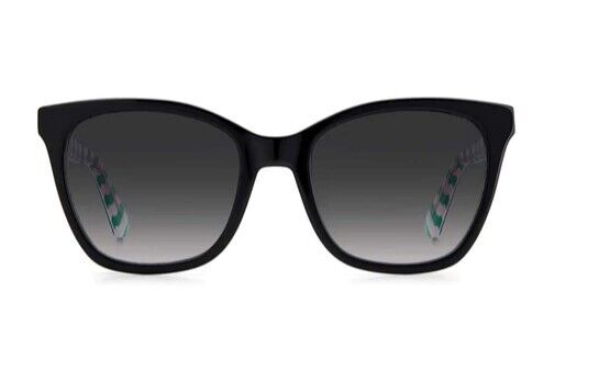 Kate Spade Desi/S 0807/9O Black/Grey Shaded Cat-Eye Women's Sunglasses