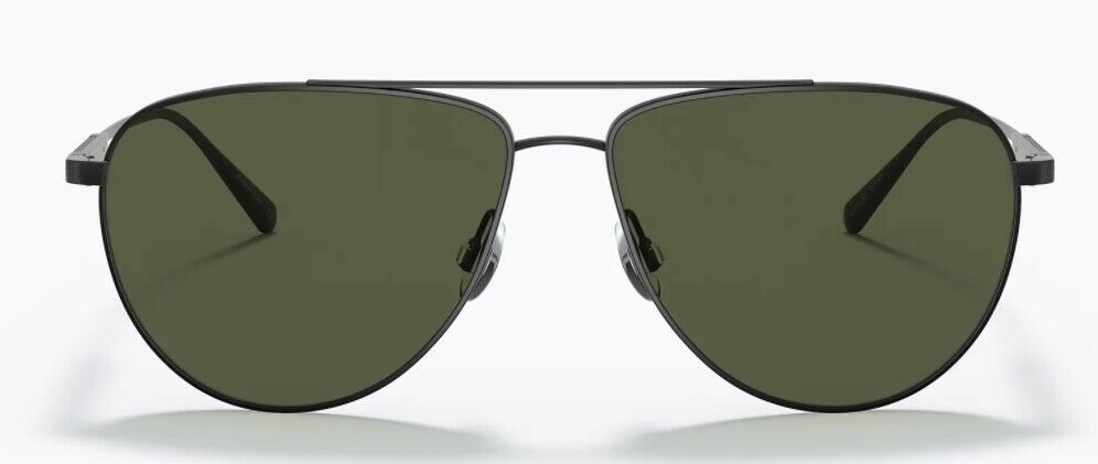 Oliver Peoples 0OV1301S Disoriano 506252 Matte Black/Green Men's Sunglasses