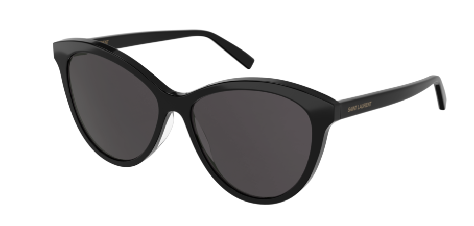 Saint Laurent SL 456 001 Black Cat Eye Women's Sunglasses