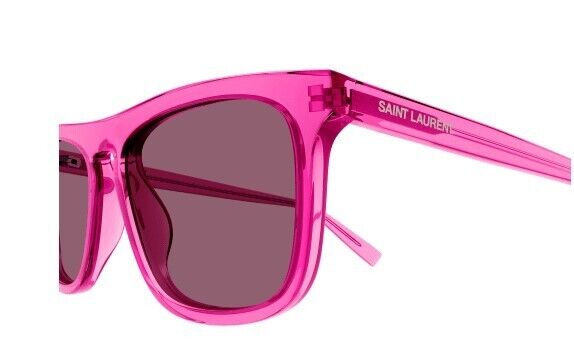 Saint Laurent SL 586 003 Fuchsia/Violet Square Men's Sunglasses