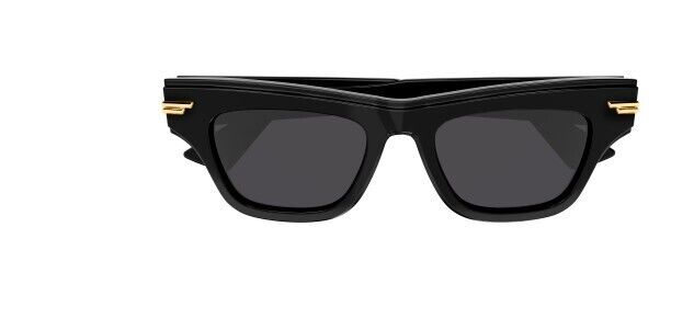 Bottega Veneta BV1122S 001 Black/Grey Cat Eye Women's Sunglasses