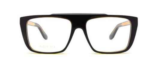 Gucci GG1040O 001 Black Square Men Eyeglasses