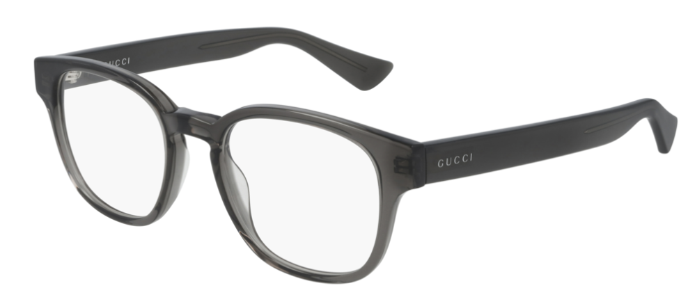 Gucci GG 0927O 004 Gray Round Men's Eyeglasses