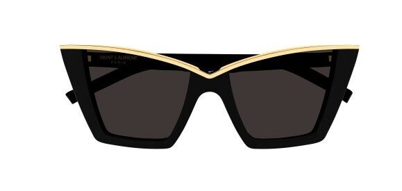 Saint Laurent SL 570 001 Black-Metal/Black Cat-Eye Women's Sunglasses