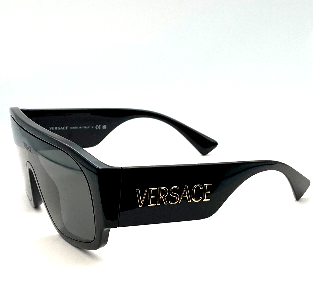 Versace VE4439 GB1/87 Black/Dark Grey Square Women's Sunglasses
