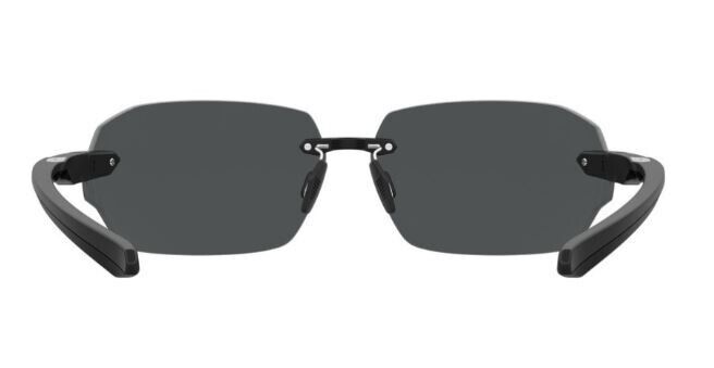 Under Armour UA Fire 2/G 0003/KA Matte Black/Grey Rectangle Men's Sunglasses