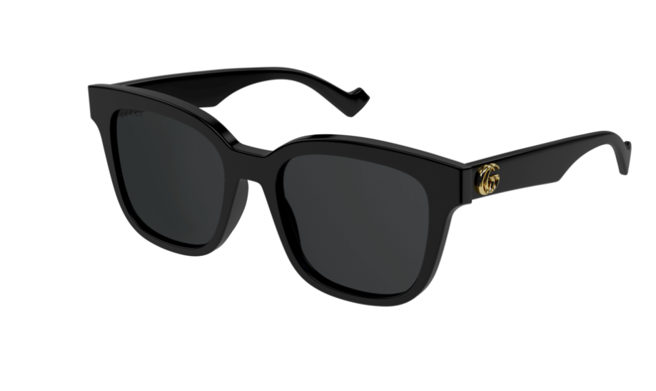 Gucci GG 0960SA 002 Black/Grey Women's Squared Sunglasses