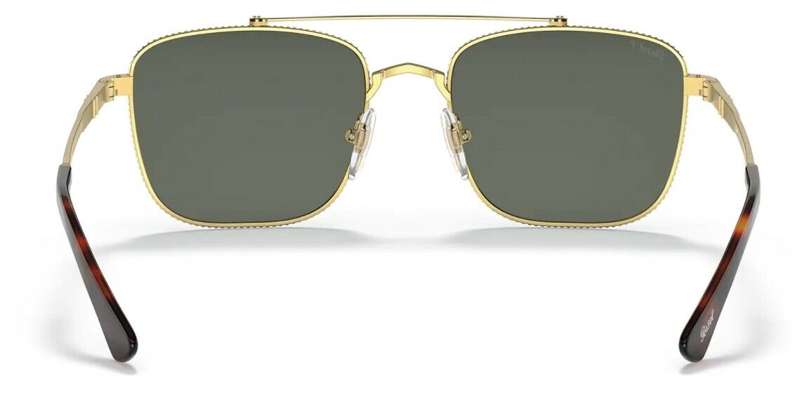 Persol 0PO 2487S 110958 Gold Havana/Green Polarized Sunglasses