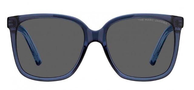 Marc Jacobs MARC-582/S 0ZX9/IR Blue-Azure/Grey Square Women's Sunglasses