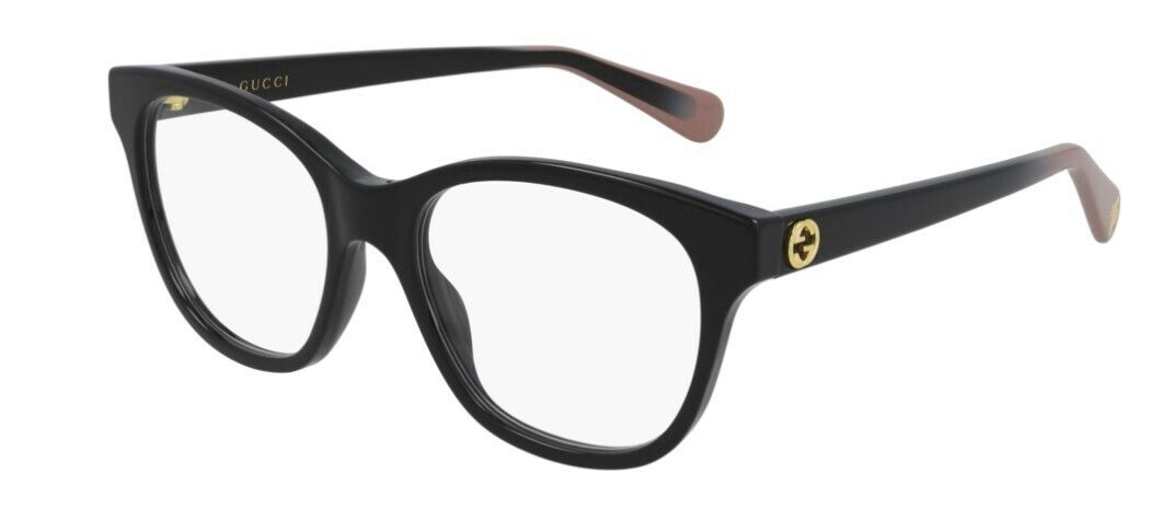 Gucci GG0923O 003 Black Pink Fade Square Full-Rim Women's Eyeglasses