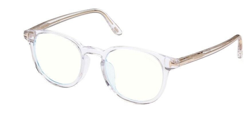 Tom Ford FT5795-K-B 026 Crystal Round Men's Eyeglasses