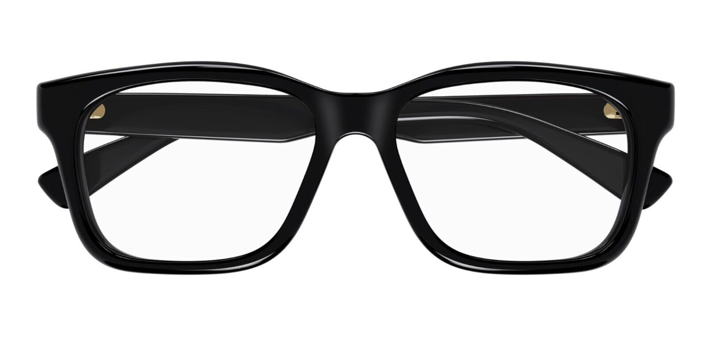 Gucci GG1177O 001 Black Rectangular Men's Eyeglasses