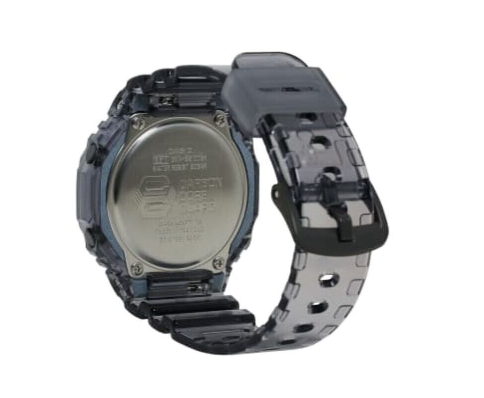 Casio G-Shock Analog-Digital Metallic Translucent Gray Watch GMAS2100SK-1A