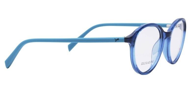 Puma PJ0063O 002 Blue/Green Round Junior Full-Rim Eyeglasses