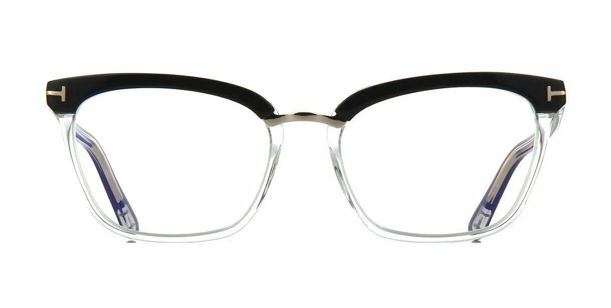 Tom Ford FT 5550 B 005 H Black Crystal Eyeglasses