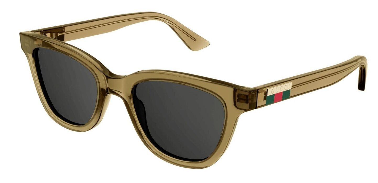 Gucci GG1116S 004 Brown/Grey Rectangular Men's Sunglasses