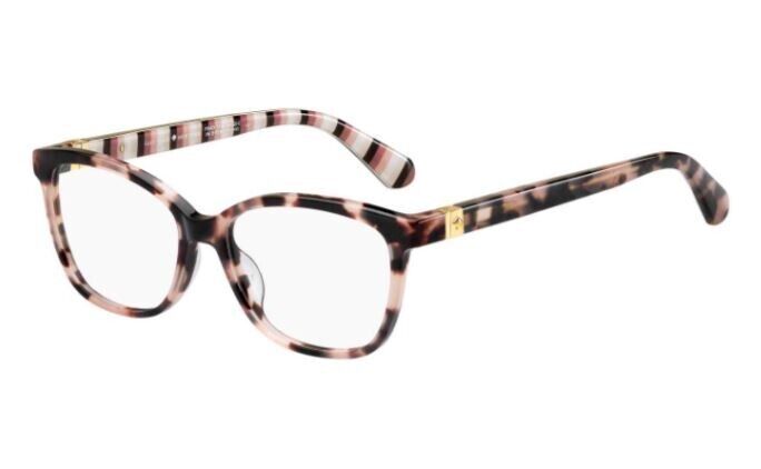 Kate Spade Emilyn 0HT8 Pink Havana Rectangular Women's Eyeglasses