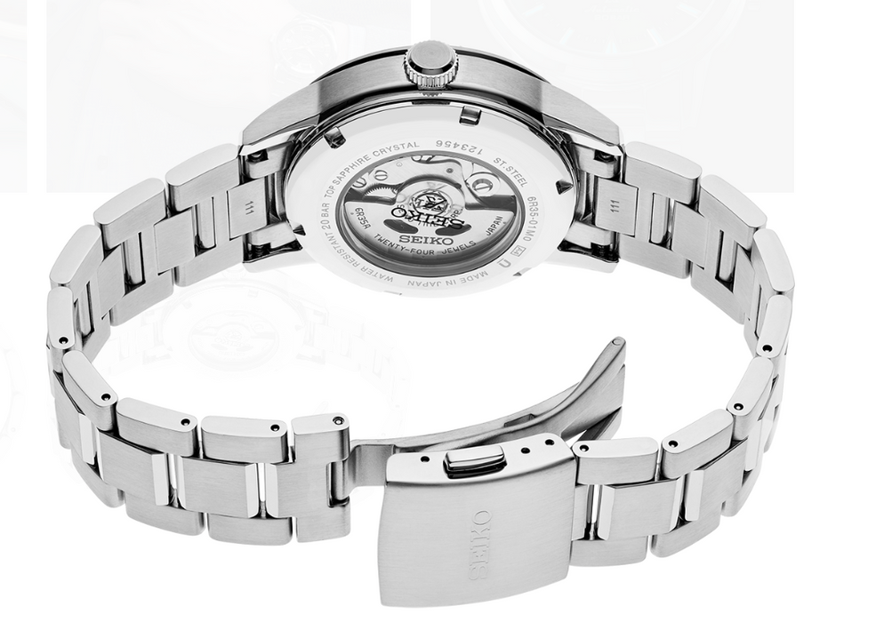 Seiko Prospex Automatic Grey Dial Stainless Steel Bracelet Men's Watch SPB243