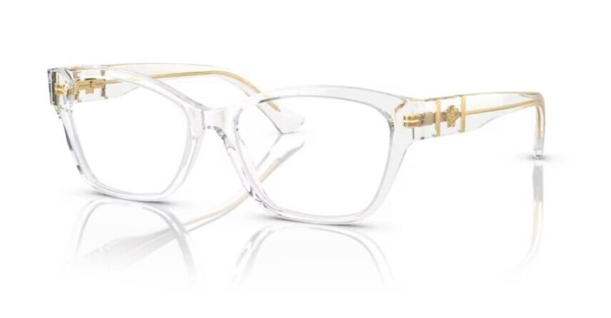 Versace 0VE3344F 148 Crystal/Clear Cat Eye Women's Eyeglasses