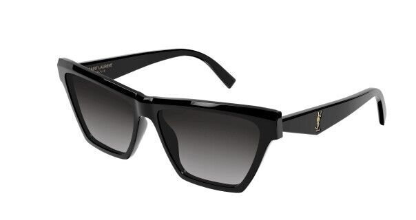 Saint Laurent SL M103 001 Black/Gradient Grey Cat-Eye Women's Sunglasses