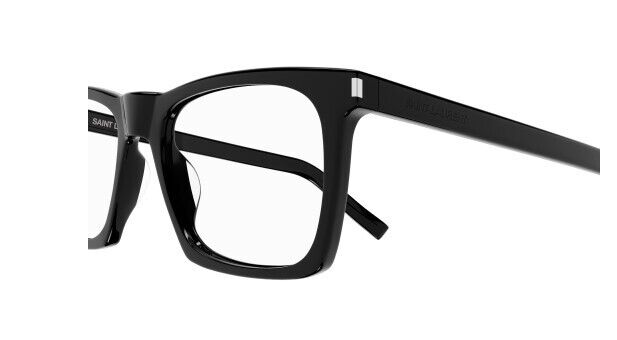Saint Laurent SL 559 OPT 001 Black Rectangular Unisex Eyeglasses