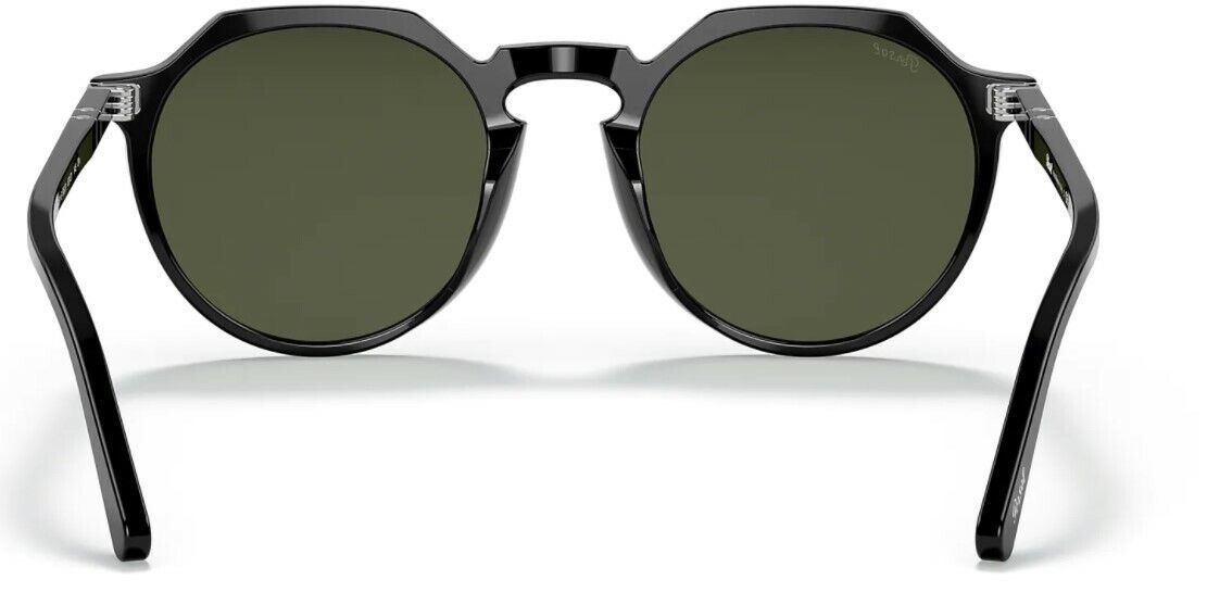 Persol 0PO 3281S 95/31 Black/Green Unisex Sunglasses