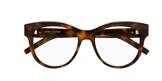Saint Laurent SL M108 007 Havana Round Women's Eyeglasses