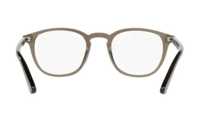 Persol 0PO3143V 1103 Smoke Grey/ Silver Rectangle Men's Eyeglasses
