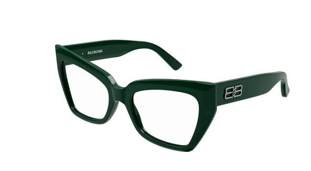 Balenciaga BB0275O 004 Green Cat-Eye Women's Eyeglasses