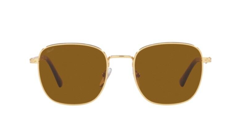 Persol 0PO2497S 114233 Gold/ Brown Square Unisex Sunglasses